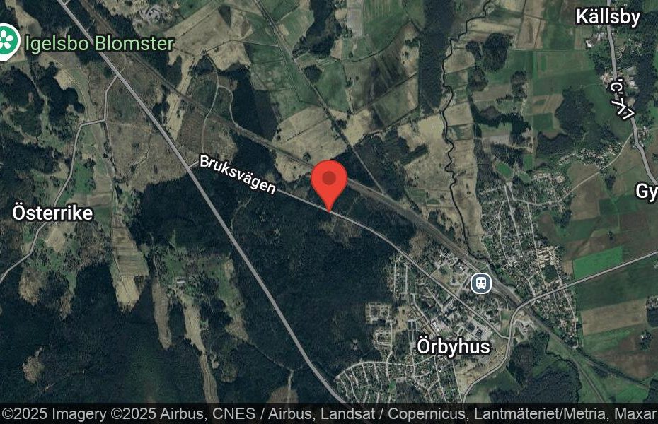 Händelseplats, Google Maps